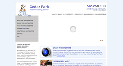 Desktop Screenshot of cedarparkac.com